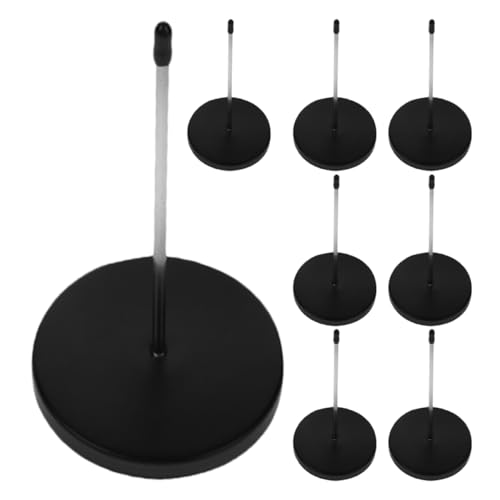 OSALADI 8pcs Ticket Spike Stainless Steel Bill Fork Restaurant Memo Holder Desk Receipt Stabber Check Spindle Metal Menu Holder Office Hotel Safety Design