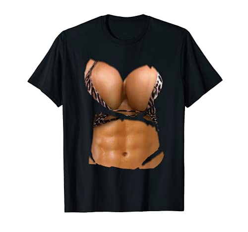 Fake Abs Shirt Bikini Body Muscle Six Pack Fake Big Boobs Fake Abs Shirt Bikini Body Muscle Six Pack Fake Big Boobs