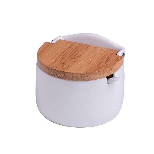 Saleiro De Mesa Porcelana Lyor Tampa Madeira