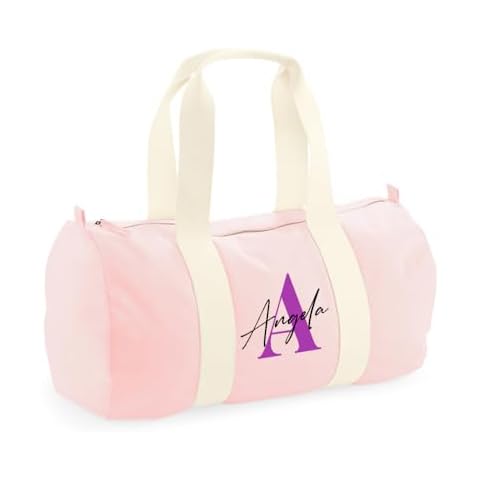 Personalised Classic Pink Barrel Sports Bag Cover
