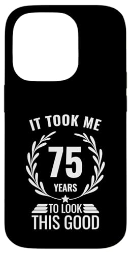 75 Years to Look This Good Funny 75�΂̒a���� �X�}�z�P�[�X iPhone 14 Pro �p