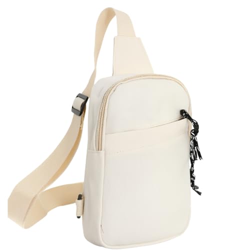 Shoulderbag Casual Tiracolo Estilosa Alça Lateral Pequena Moda Porta Celular Tendência Anti Furto Bolsa (Off)
