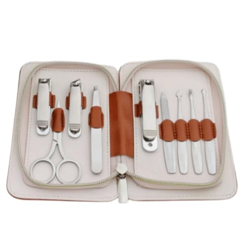 Coupe-ongles et kit manucure en acier durable avec outils de pédicure et cure-oreille