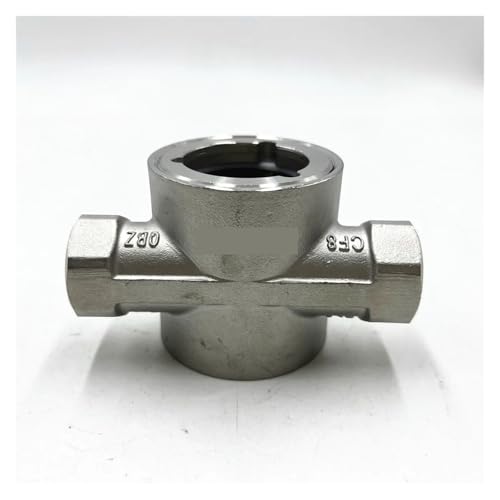 Indicateur de débit d'eau robuste avec turbine en PTFE et corps inox 304
