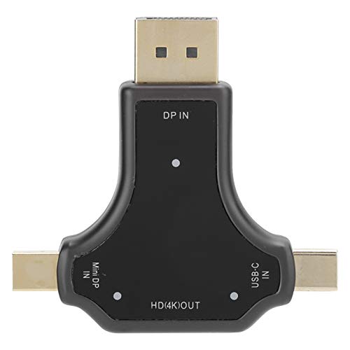 Convertidor HD DP Mini DP a HDMI para disfrutar cine en casa 4K con portátiles modernos