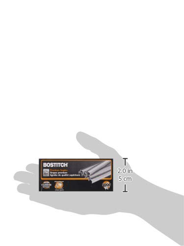 Bostitch Office B8 Powercrown Premium Staples, 0.25 Inch Leg, Full-Strip (Stcr21151/4), Silver #TOP4