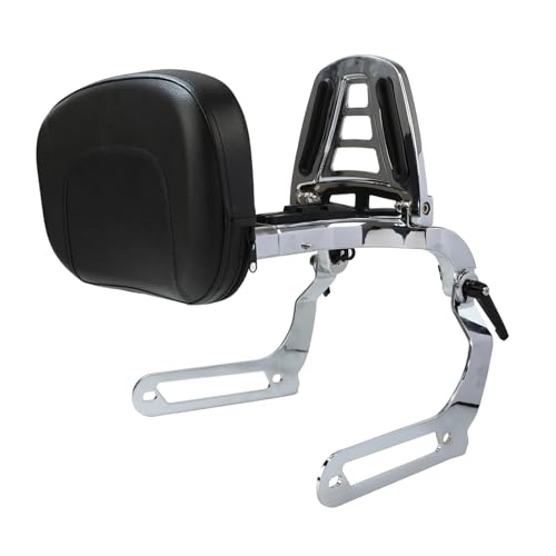 Sissy bar réglable pour Harley Fat Bob FXFBS 2018-2025 avec appui-dos premium chrome