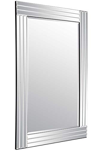 Milton Manor - Espejo de Pared Veneciano Triple Biselado, 100 cm x 70 cm (colgado de Cualquier Manera) Cover