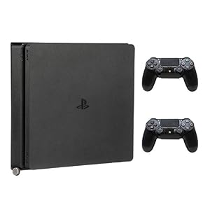 HumanCentric Wandhalterung für PS4 Slim inkl. 2 Controller-Halterungen
