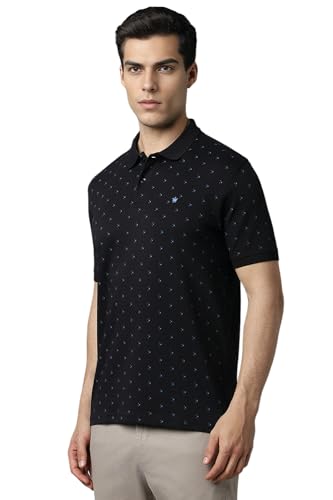 Image of Louis Philippe Men's Cotton Solid Regular Fit T-Shirt