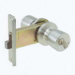 Amazon 玄関 Agent 握り玉錠 ドアノブ 交換 取替え バックセット100mm L型フロント 玄関向け R 8 R8 ドア用金物