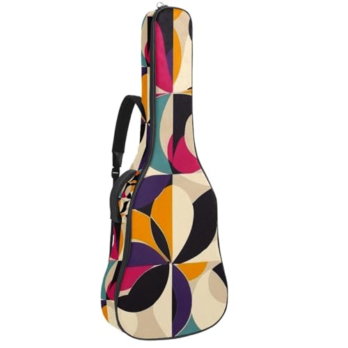 Housse guitare basse 104 cm et acoustique imperméable à double bretelles