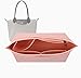 tote bag organizer insert for Longchamp le pliage large tote insert felt purse zipper bag organizer 1028pink-L