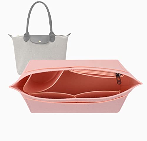 handbag organizer insert for Longchamp Le Pliage organizer insert large purse organizer 1028pink-L