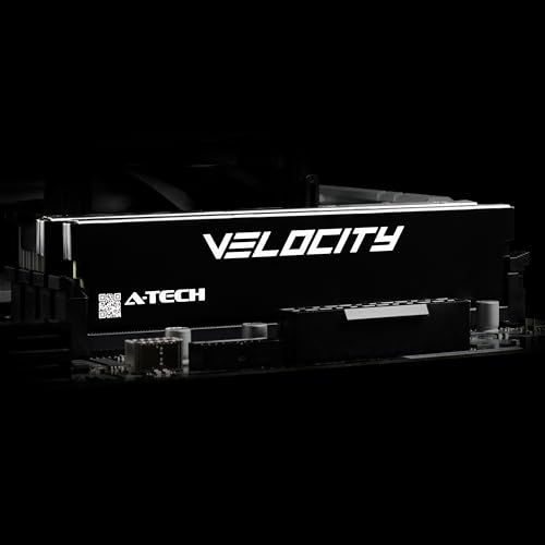 Image of A-Tech Velocity RAM 32GB DDR4 3200MHz (PC4-25600) XMP 2.0 UDIMM 1.2V Non-ECC DIMM 288-Pin Desktop Computer Gaming Memory - AV32G4D32X