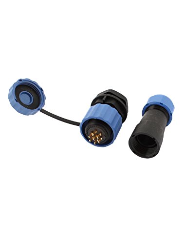 Conector Aviación Impermeable SD16 16mm 7 Pines miniatura 2