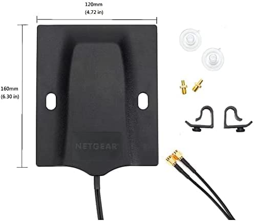 Antena MIMO Netgear omnidireccional mejora el teletrabajo pegada a la ventana con ventosas 5