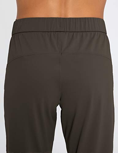 Image of AJISAI 7 /8 Joggers Travel Pants with Pockets Lounge Casual Stretch Workout Pants for Women