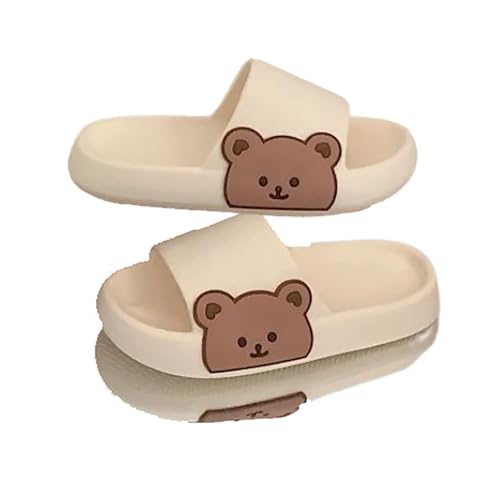 Kawaii Bear Slipper Cute Shoes for Women Teen Girls Home Cloud Slides Bathroom Sandal Men Clothes