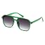 Transparent Green Frame and Grey Lens