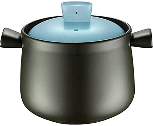 Casserole Pot Casserole Dishes Casserole Pot Terracotta Stew Pot Ceramic Casserole Clay Pot for Cooking - Delicious Nutrition, Durable, Capacity 3, 5L-Capacity 3.5L_Blue Casserole Dishes with L