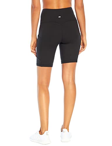Marika Women's Odessa High Waist Tummy Control Bermuda Pocket Short, Black, X-Large #TOP3