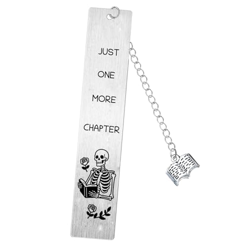 Halloween Gifts Gothic Book Marks for Reading Women Men Halloween Skeleton Bookmarks Gothic Book Accessories for Reading Lovers Gifts for Book Lover Gift Spooky Halloweens Basket Stuffers