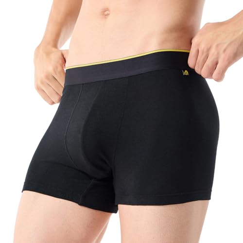 Image of Boldfit Trunk Underwear for Men, Cotton Stretch Innerwear, Ultra-Soft Lightweight Boxer Briefs, No-Ride-Up Fit, Open Fly, Moisture-Wicking, Anti-Bacterial, Plush No-Mark Waistband