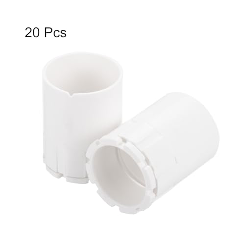 Adaptador de conducto macho PVC 32mm tuerca de bloqueo abrazaderas tubería cableado 4