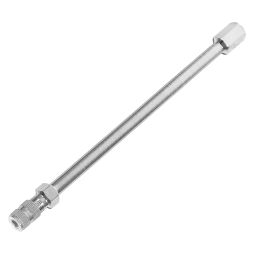 HEMOTON Extensión de válvula de neumático de 150 mm en Cobre para Motocicleta y Scooter, Varilla metálica para inflado sin Esfuerzo en talleres y garajes