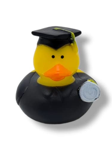 Cool Holiday Rubber Ducks (2") Standard Size. (12 Pack) Cute Duck Bath Tub Pool Toys. (Graduation Rubber Ducks) #TOP3