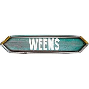 WEEMS Double Point Rustic Teal Colo...