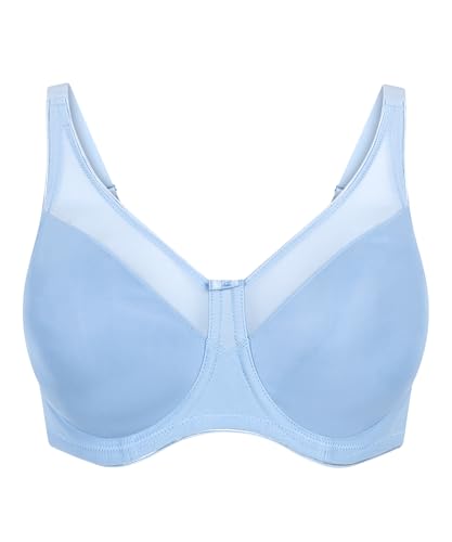 Hunkemöller Unwattierter Minimizer-Bügel-BH Nina - Bel air Blue - 80F