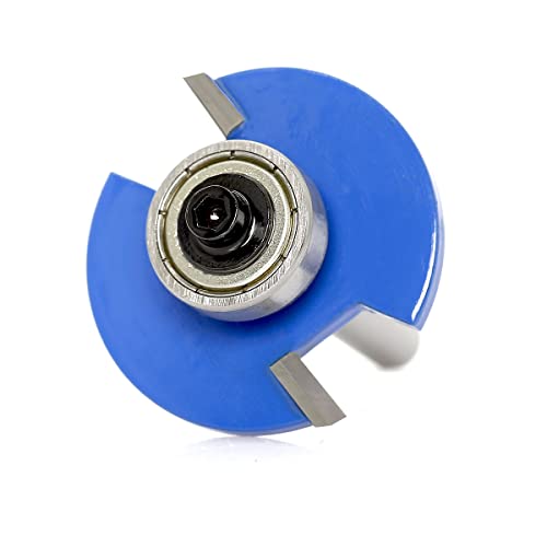 Sinoprotools Biscuit Router Bit 1/4 Inch Shank, Biscuit Joint Slot Cutter Router Bit, Wood Biscuit Slot Cutter, Woodworking Cutter Tool (Blue,10#) #TOP5