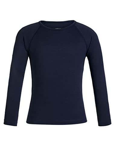 ICEBREAKER Bodyfit 200 Oasis Crew - Boys' Midnight Navy, 10