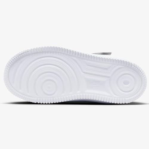 Nike Force 1 Low EasyOn Little Kids' Shoes (FN0237-101, White/Black) Size 24