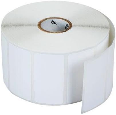 Brother Genuine RD009U1U Premium Die-Cut Label, White Paper Label, 2 inch x 1 inch, Multipurpose, Direct Thermal, 2,650 Labels/Roll, 8 Rolls, 21,200 Total Labels