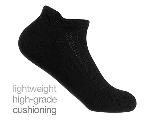 SOL3 Men's All-Day Cushion Socks - Pack of 3 - No Show Athletic Running Performance Ankle Socks3