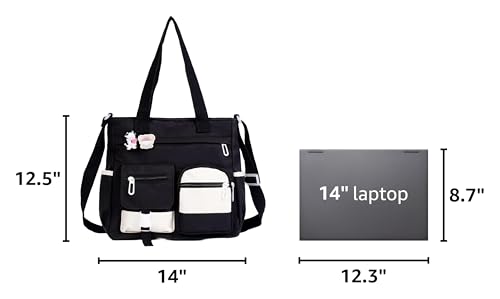Bolso bandolera Phaoullzon para mujer color negro miniatura 3