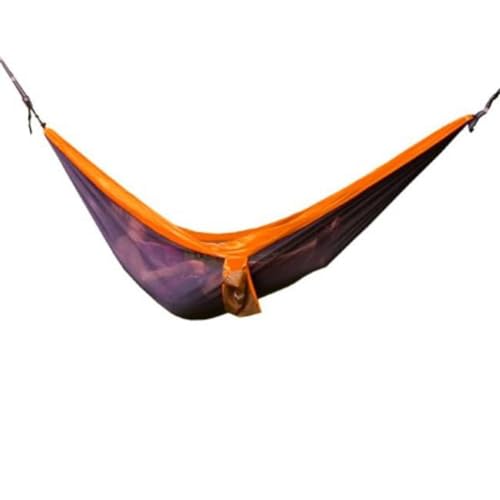 Double Nylon Hammock Orange & Gray