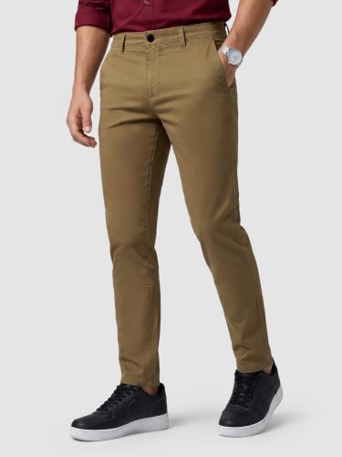 Image of Beyoung Cotton Lycra Classic Fit Chino Pants for Men | Casual Pants | Stretchable Chinos | Slant Pockets | Chino Trousers