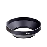 Compatible for Canon Wide-Angle Metal Screw-in Lens Hood with Cap 49-82mm(82mm)