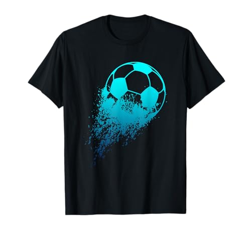 Soccer Player Sport Vintage Men Boys Soccer Ball T-Shirt