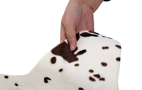 Mustmat Cute Cow Print Rug Fun Faux Cowhide Area Rug Nice For Decorating Kids Room 29.5" W X 43.3" L #TOP5