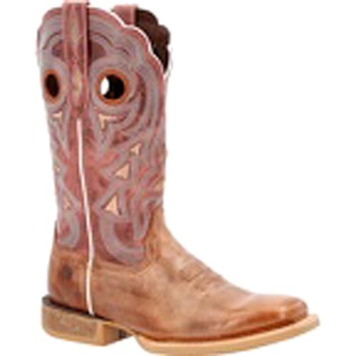 Durango® Lady Rebel Pro™ Women's Burnished Rose Western Boot, Dusty Brown Sky Blue, Size 7.5(M)2