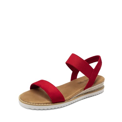 Image of DREAM PAIRS Womens Espadrilles Ankle Strap Sandals