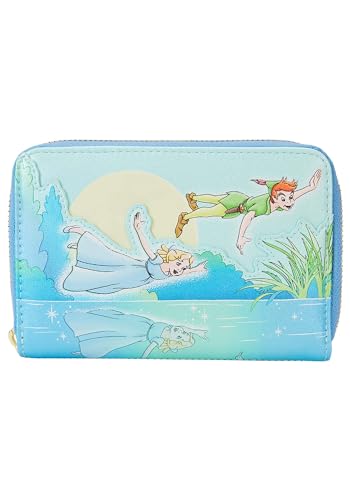 Loungefly Peter Pan You Can Fly Glow Zip Around Wallet