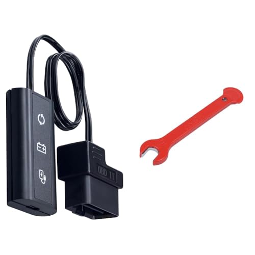 【セット買い】エーモン メモリーバックアップOBDⅡタイプ モバイルバッテリーで給電 EV車 HV車 アイドリングストップ車 12V車専用 オーディオ、ナビなどの設定・メモリー消失を防ぐ バッテリー交換時の必需品 Amazon.co.jp限定 エーモン(amon) 4868 + ショート防止2Wayレンチ 8863