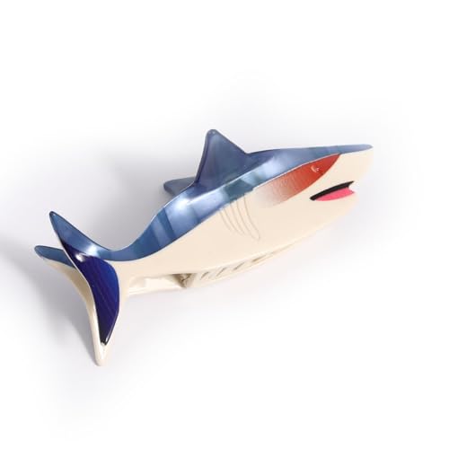 Whale Shark Hair Claw Personalized Ocean Animal Acetate Hair Claw Clip for Women,Blue Whale Hair Clip
