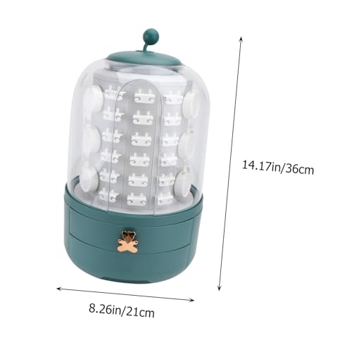 Boîte à Bijoux Verte de Luxe KOMBIUDA Cadeau Idéal pour Rangement Maison